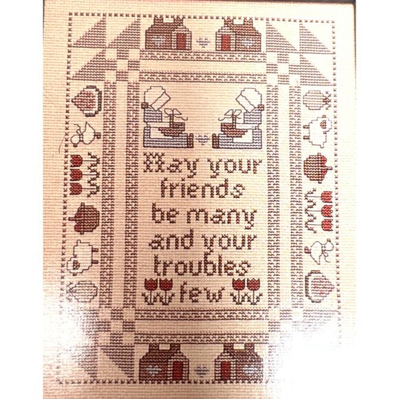 Cross N Patch "Plain And Simple" Alphabet Goose Sampler Pattern - Picture 1 of 4